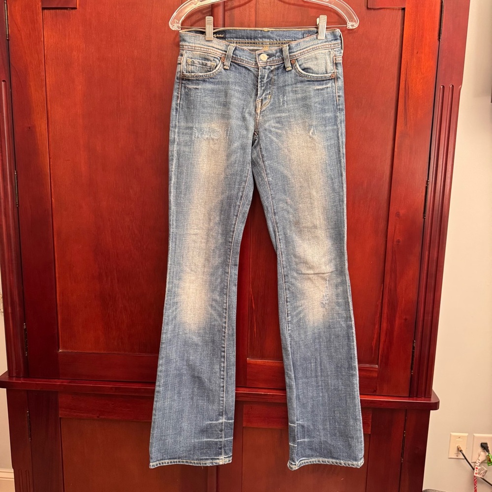 Citizens Of Humanity Light Blue Boot Cut Jeans Kelly